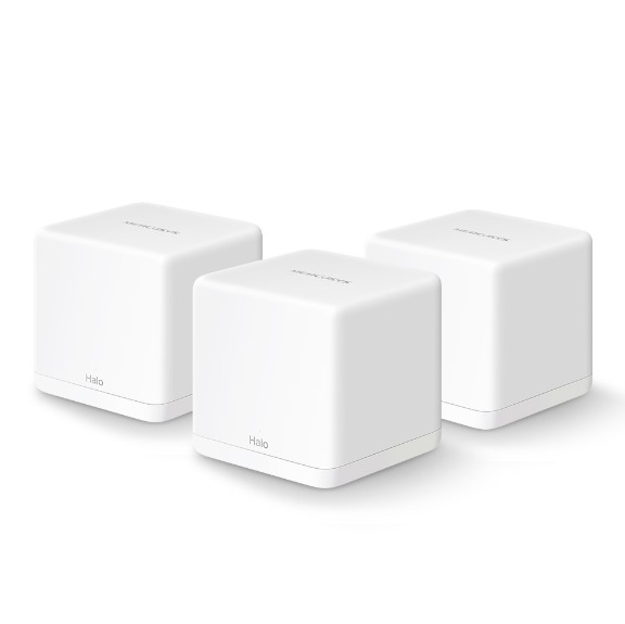 MERCUSYS HALO H30G(3-PACK) ROUTER AC1300 WI-FI MESH / 2 PUERTOS GIGABIT, COBERTURA HASTA 260MP / CONECTE HASTA 100 DISPOSITIVOS